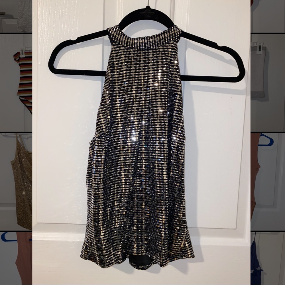 Shimmery tank top
